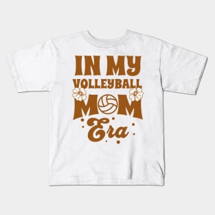 In My Volleyball Mom Era Kids T-Shirt